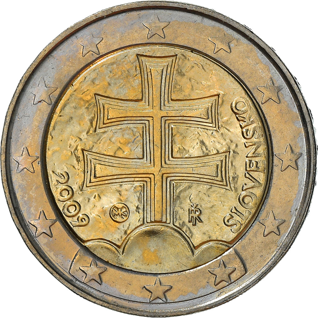 Slovacchia, 2 Euro, 2009, Kremnica, SPL, Bi-metallico, KM:102