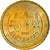 Słowacja, 10 Euro Cent, 2009, Kremnica, MS(60-62), Mosiądz, KM:98