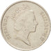 Coin, Bermuda, Elizabeth II, 25 Cents, 1986, AU(50-53), Copper-nickel, KM:47
