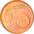Słowacja, 5 Euro Cent, 2009, Kremnica, MS(60-62), Miedź platerowana stalą