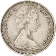 BAHAMAS, 5 Cents, 1969, KM #3, EF(40-45), Copper-Nickel, 21, 3.96
