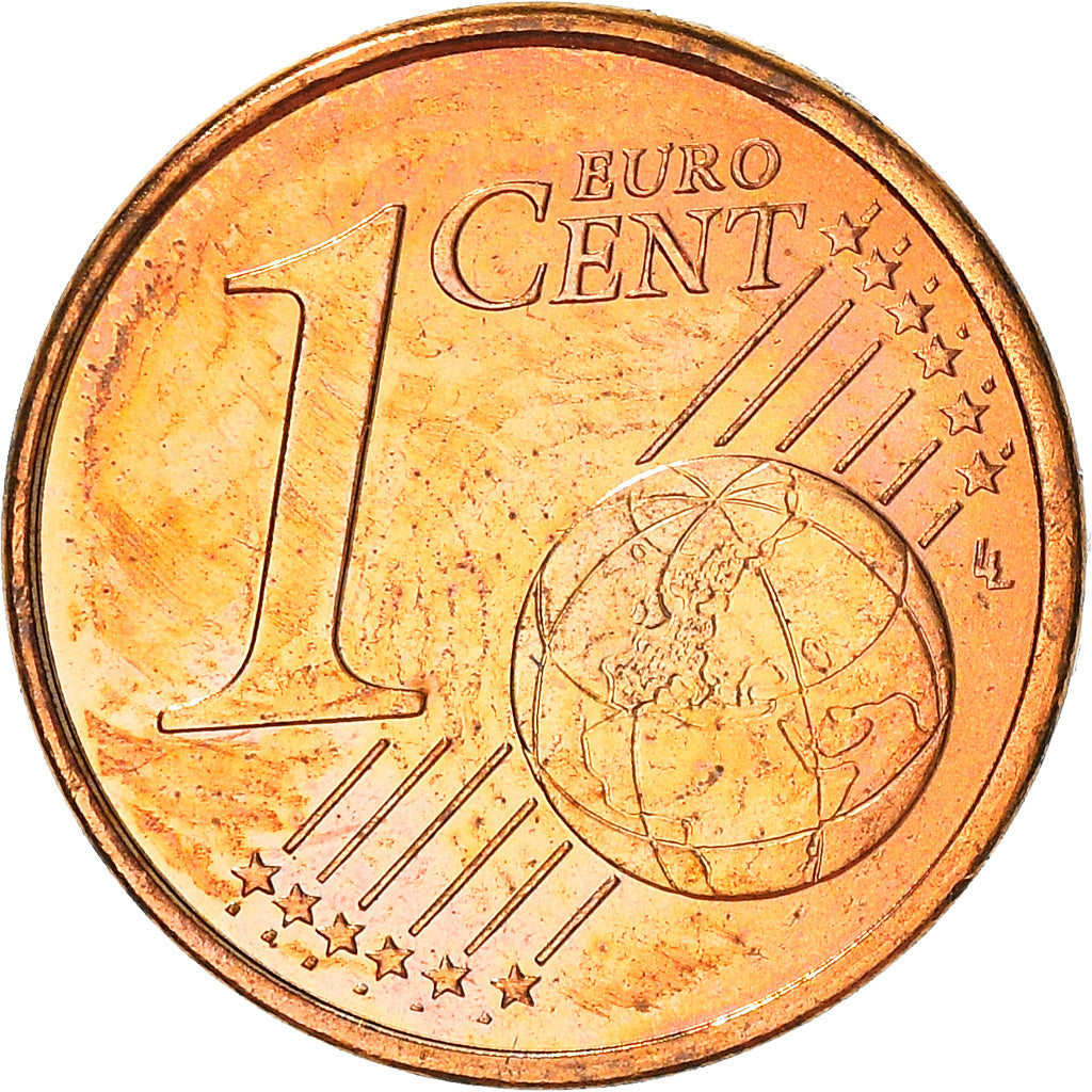 Malta, Euro Cent, 2008, Colourized, SPL, Acciaio placcato rame, KM:New