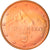 Słowacja, 5 Euro Cent, 2009, Kremnica, AU(55-58), Miedź platerowana stalą