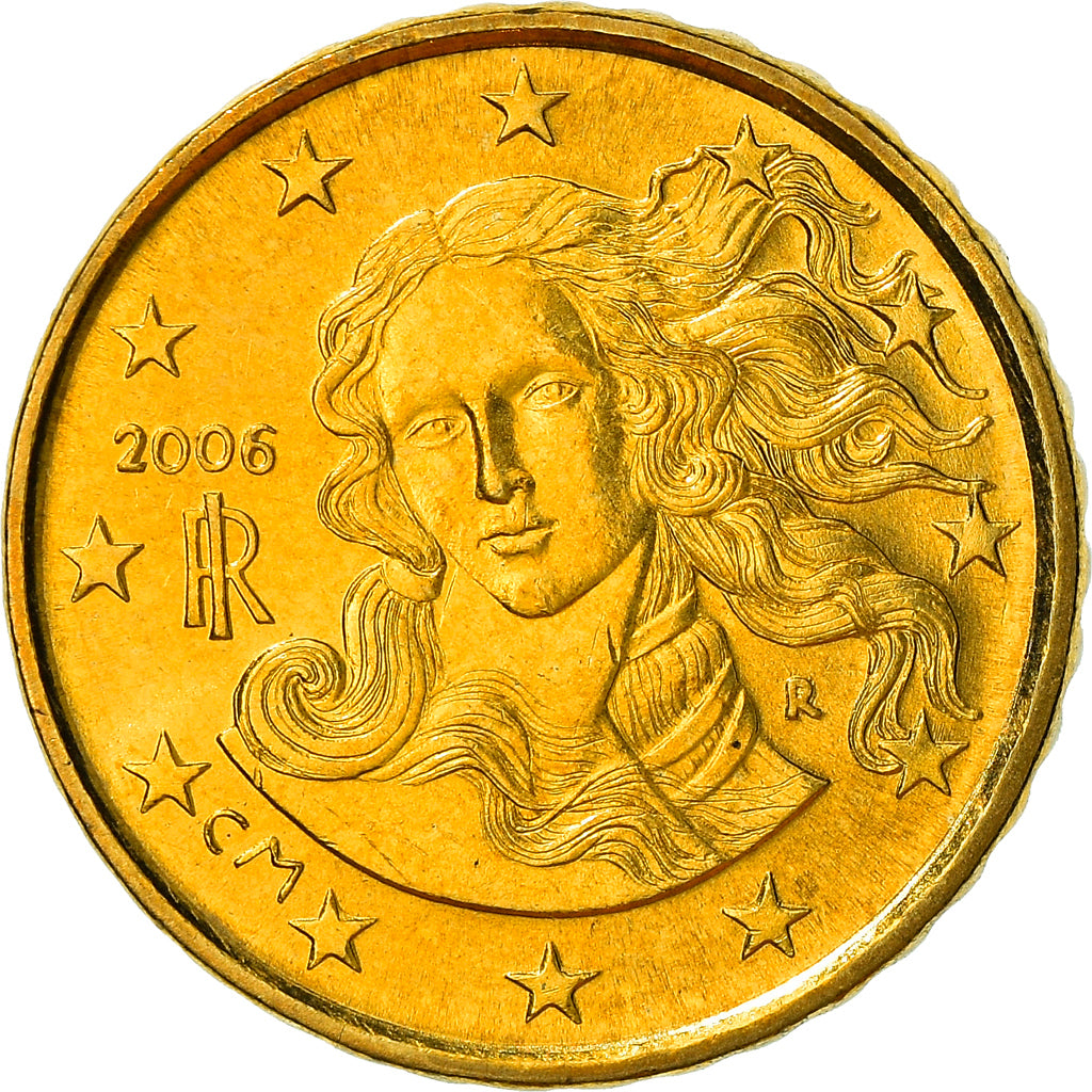 Italia, 10 Euro Cent, 2006, Rome, SPL, Ottone, KM:213