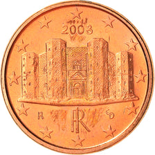Italien, Euro Cent, 2008, Rome, VZ, Copper Plated Steel, KM:210