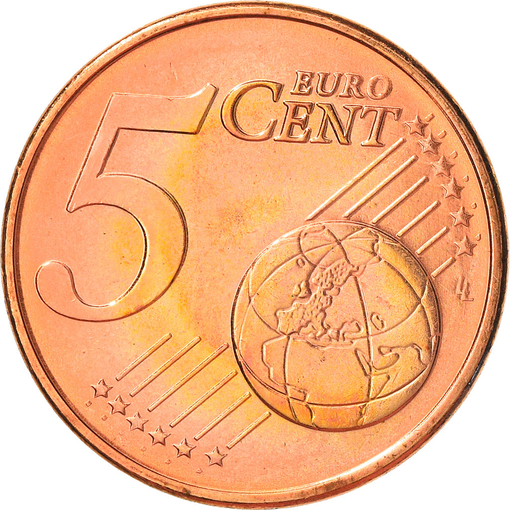Grèce, 5 Euro Cent, 2008, Athènes, SUP+, Copper Plated Steel, KM:183