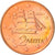 Grécia, 2 Euro Cent, 2004, Athens, MS(60-62), Aço Cromado a Cobre, KM:182