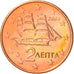 Grecia, 2 Euro Cent, 2004, Athens, EBC+, Cobre chapado en acero, KM:182
