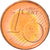Grécia, Euro Cent, 2009, Athens, MS(60-62), Aço Cromado a Cobre, KM:181