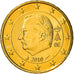Belgia, 10 Euro Cent, 2010, MS(60-62), Mosiądz, KM:277
