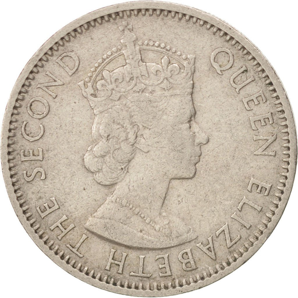 NIGERIA, Shilling, 1959, KM #5, EF(40-45), Copper-Nickel, 23, 4.86