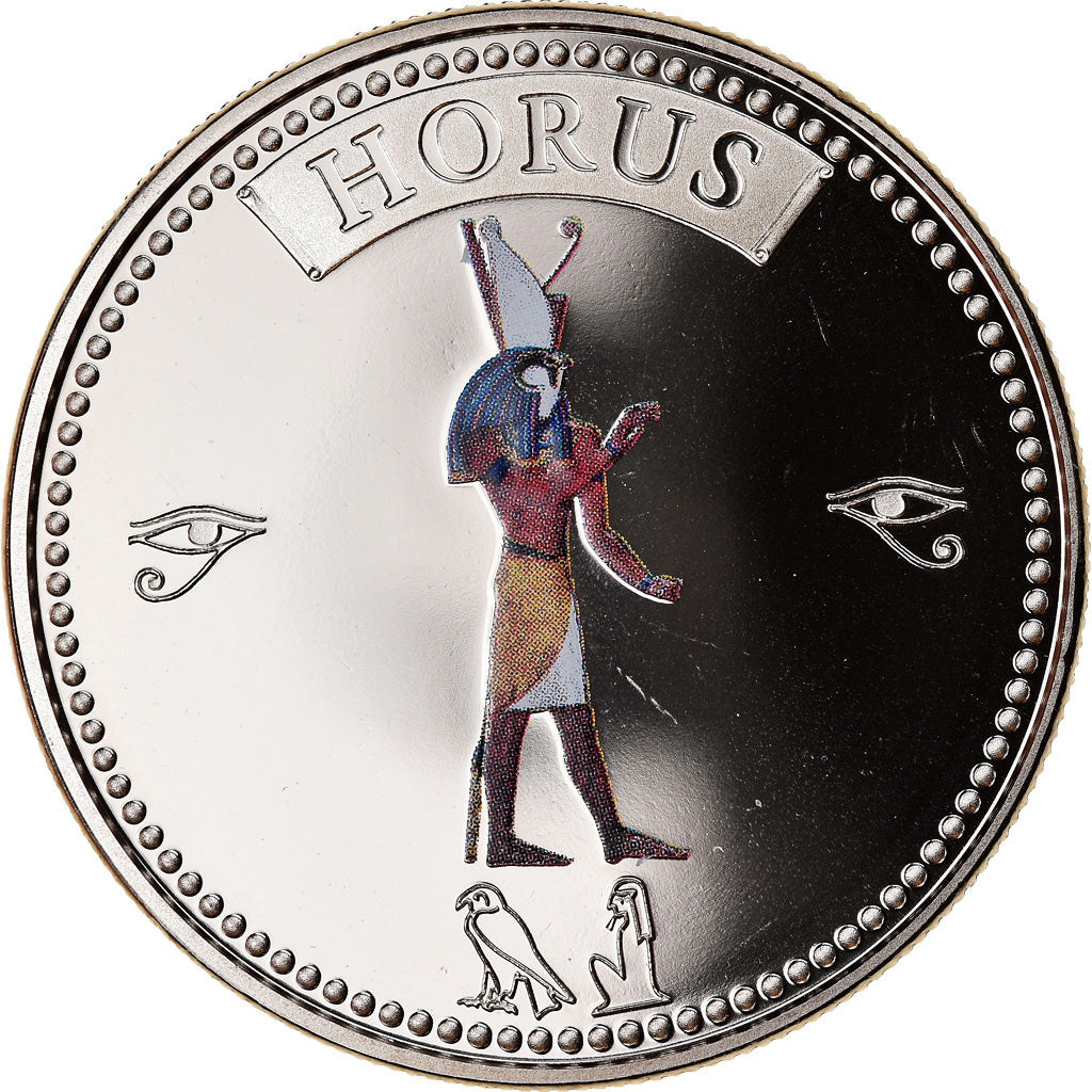 Egypt, Medal, Trésors d'Egypte, Horus, MS(65-70), Copper-nickel