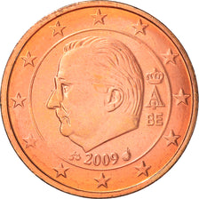 Belgium, 2 Euro Cent, 2009, Brussels, MS(63), Copper Plated Steel, KM:275