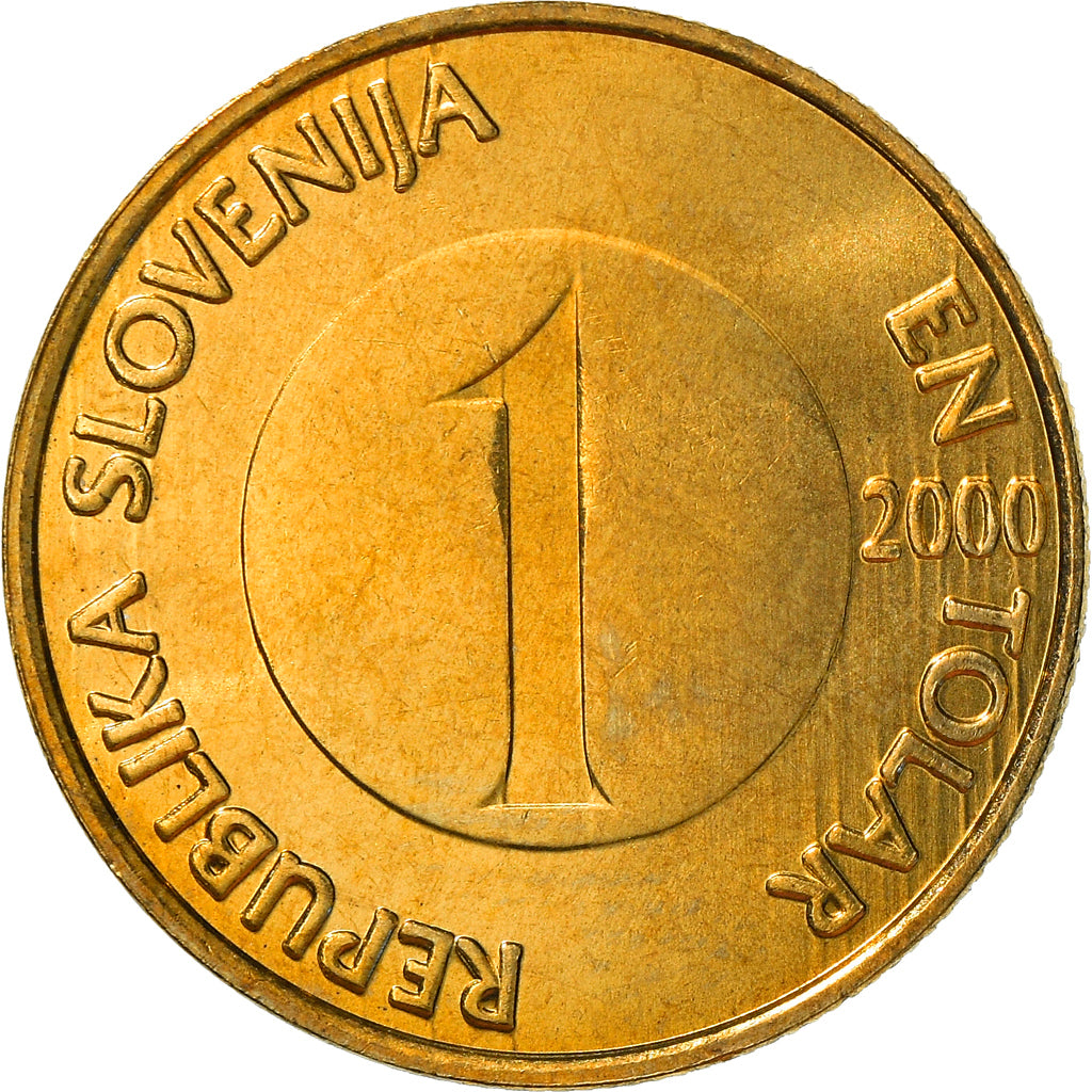 Moneta, Slovenia, Tolar, 2000, SPL, Nichel-ottone, KM:4