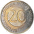 Moneta, Słowenia, 20 Tolarjev, 2004, Kremnica, MS(64), Miedź-Nikiel, KM:51