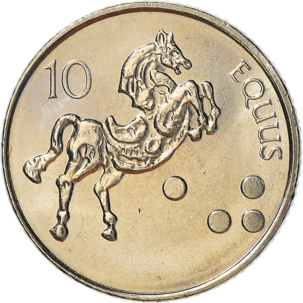 Moneta, Slovenia, 10 Tolarjev, 2005, SPL+, Rame-nichel, KM:41