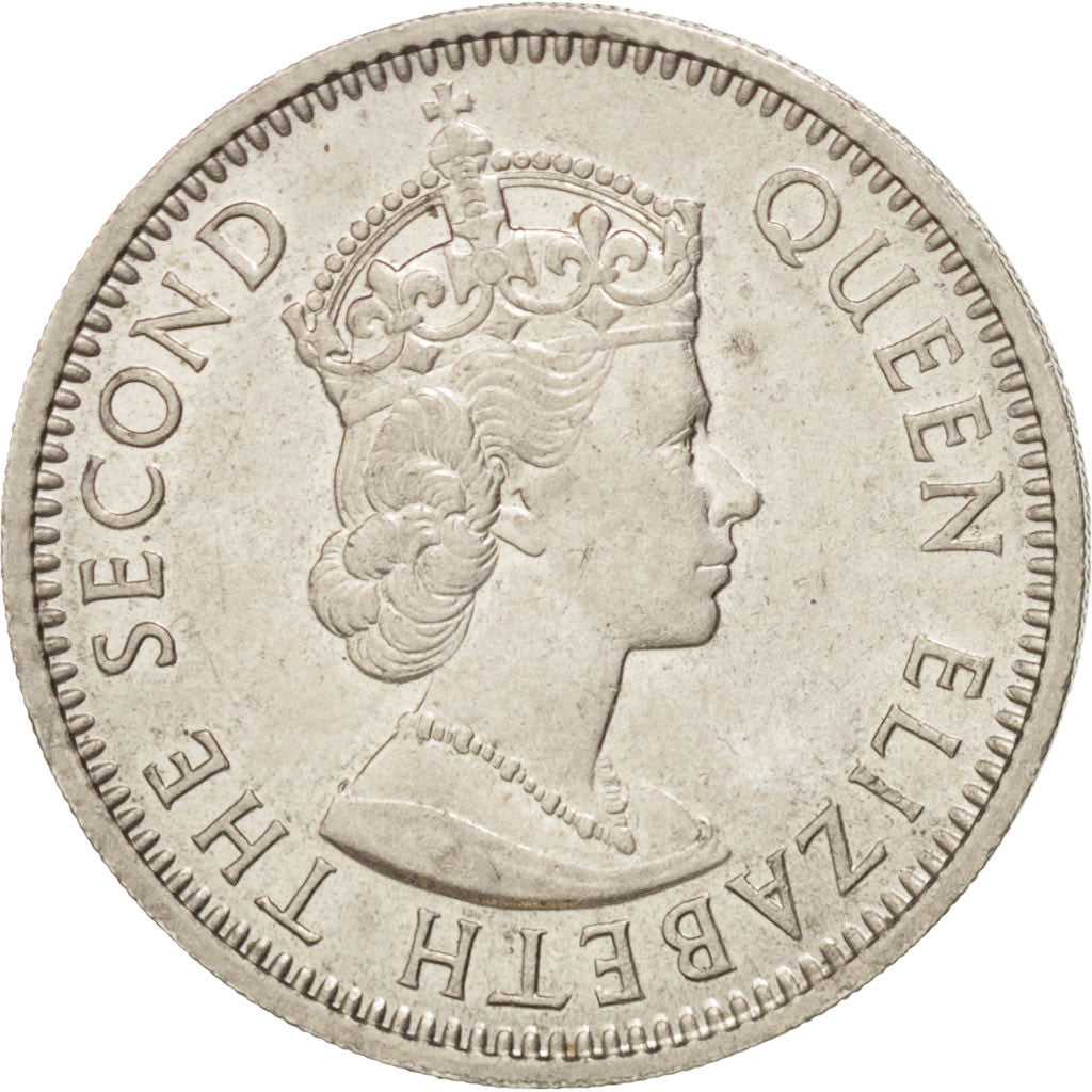 NIGERIA, Shilling, 1961, KM #5, AU(55-58), Copper-Nickel, 23, 5.06