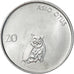 Moneta, Slovenia, 20 Stotinov, 1992, SPL+, Alluminio, KM:8