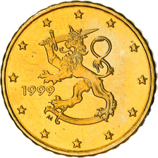 Finlandia, 10 Euro Cent, 1999, Vantaa, SPL, Ottone, KM:101