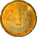 Slovakia, 20 Euro Cent, 2009, Kremnica, AU(50-53), Brass, KM:99