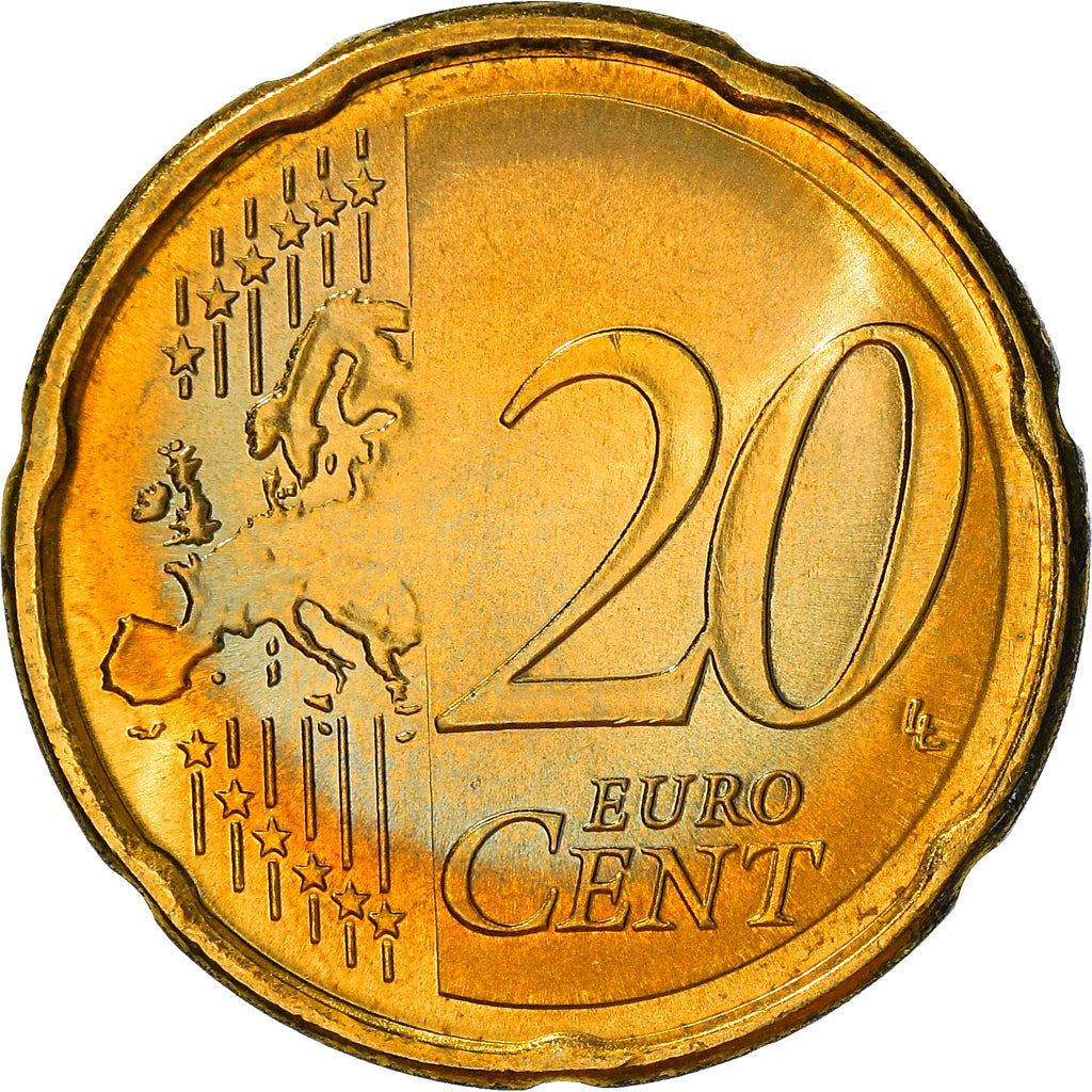Slovakia, 20 Euro Cent, 2009, Kremnica, AU(50-53), Brass, KM:99