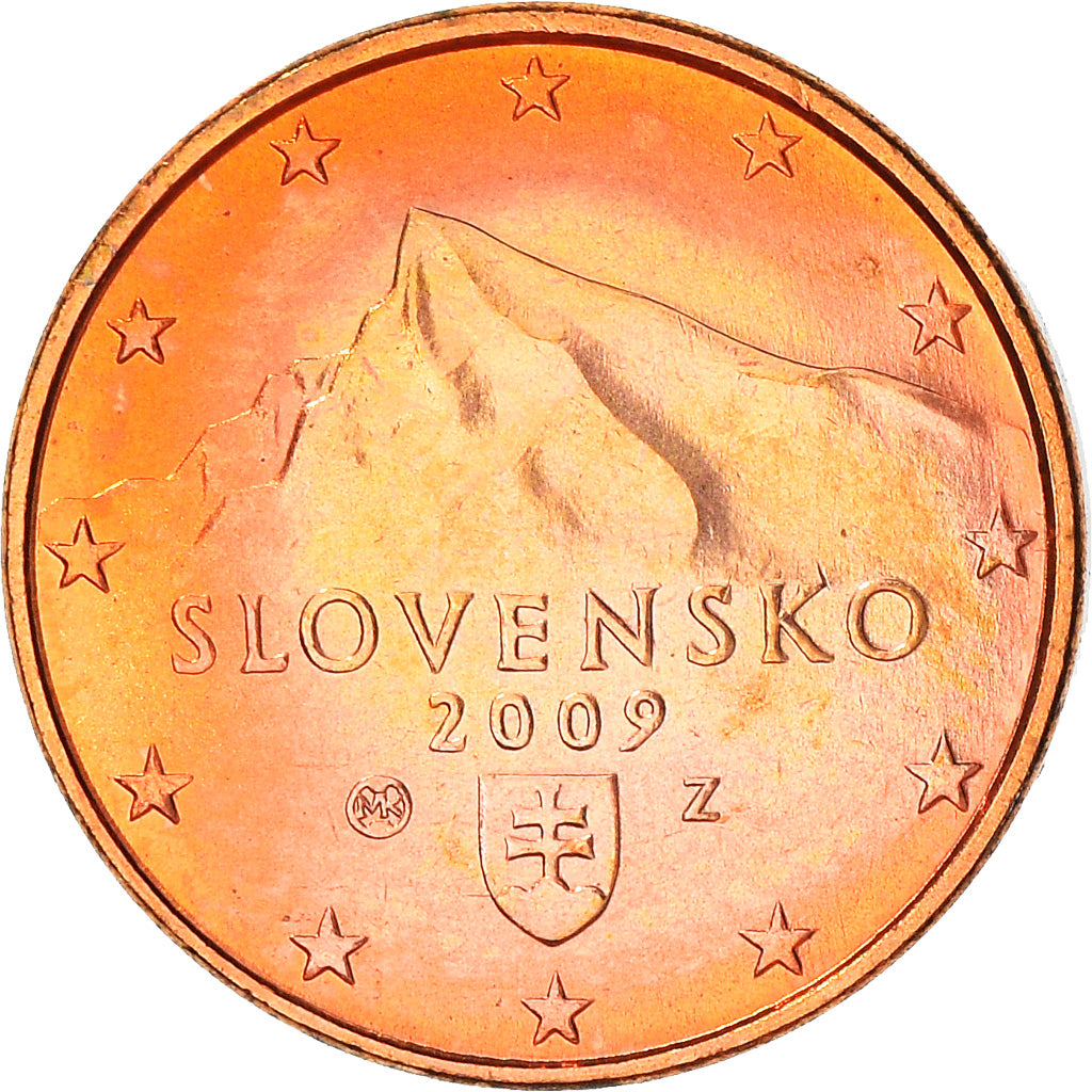 Slovaquie, Euro Cent, 2009, Kremnica, TTB+, Copper Plated Steel, KM:95