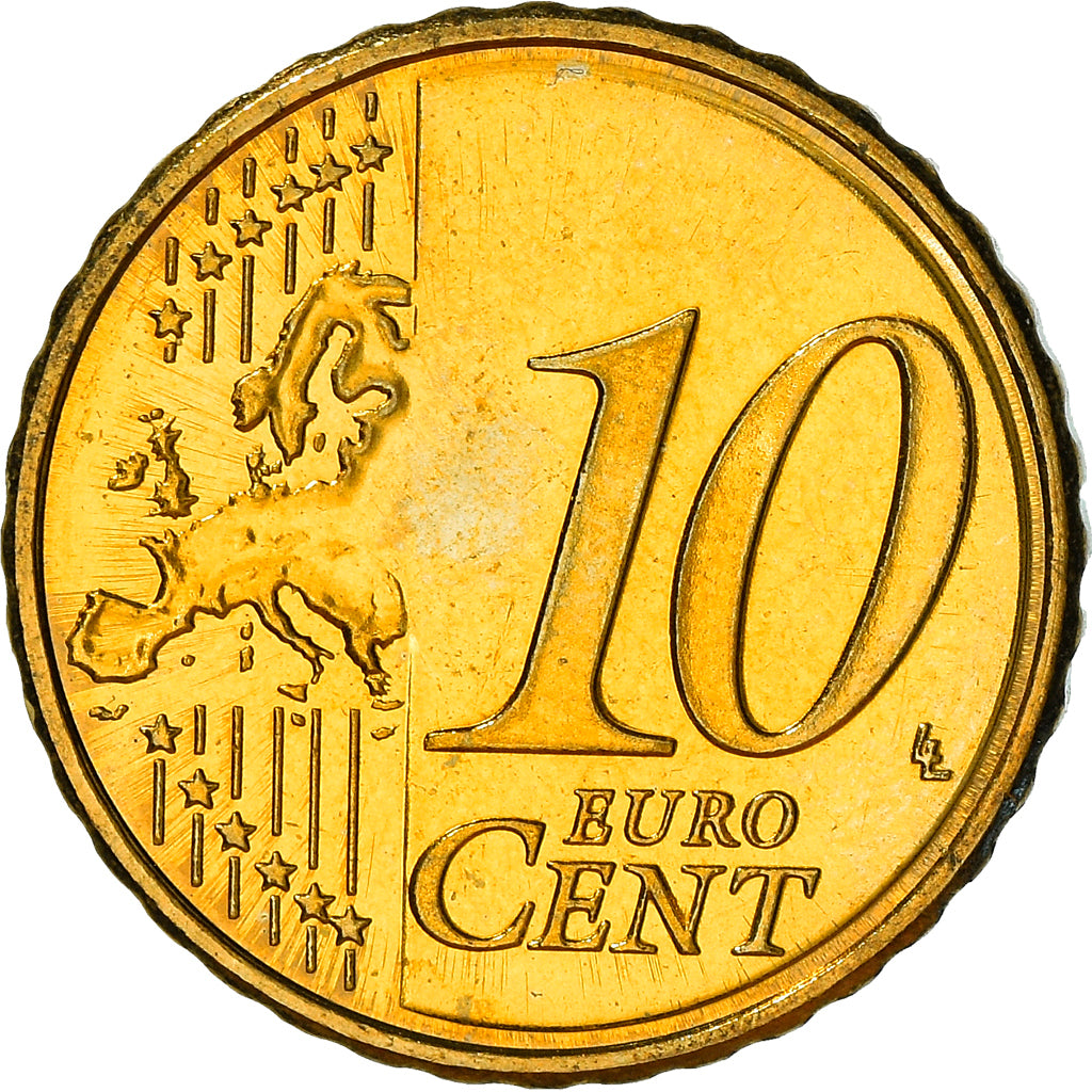 Slovénie, 10 Euro Cent, 2007, TTB+, Laiton, KM:71