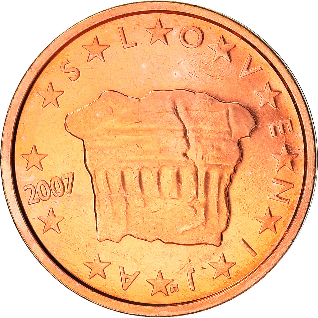 Slovénie, 2 Euro Cent, 2007, TTB+, Copper Plated Steel, KM:69