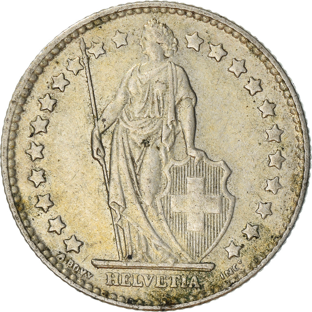 Münze, Schweiz, Franc, 1961, SS, Silber, KM:24