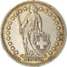 Moeda, Suíça, 2 Francs, 1940, Bern, EF(40-45), Prata, KM:21