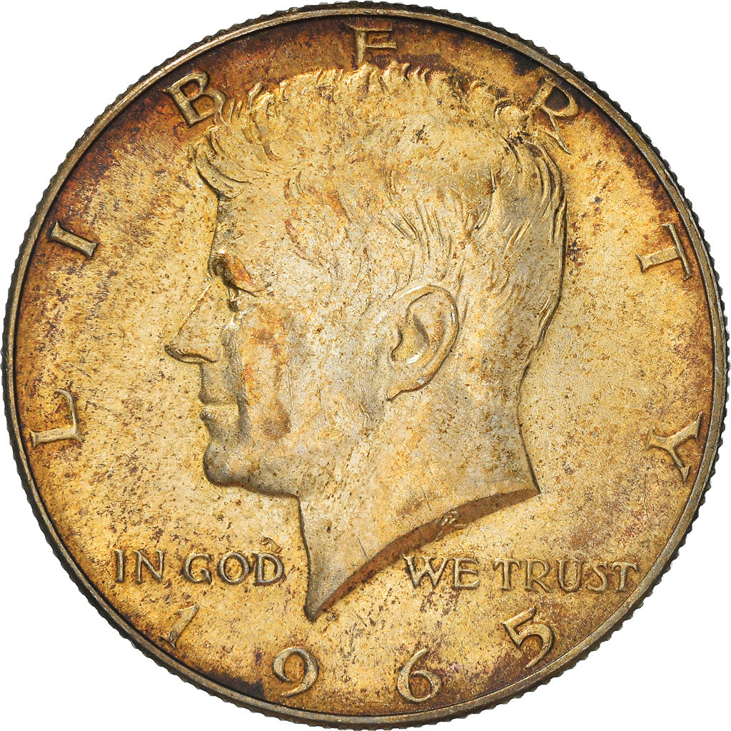 Monnaie, États-Unis, Kennedy Half Dollar, Half Dollar, 1965, U.S. Mint