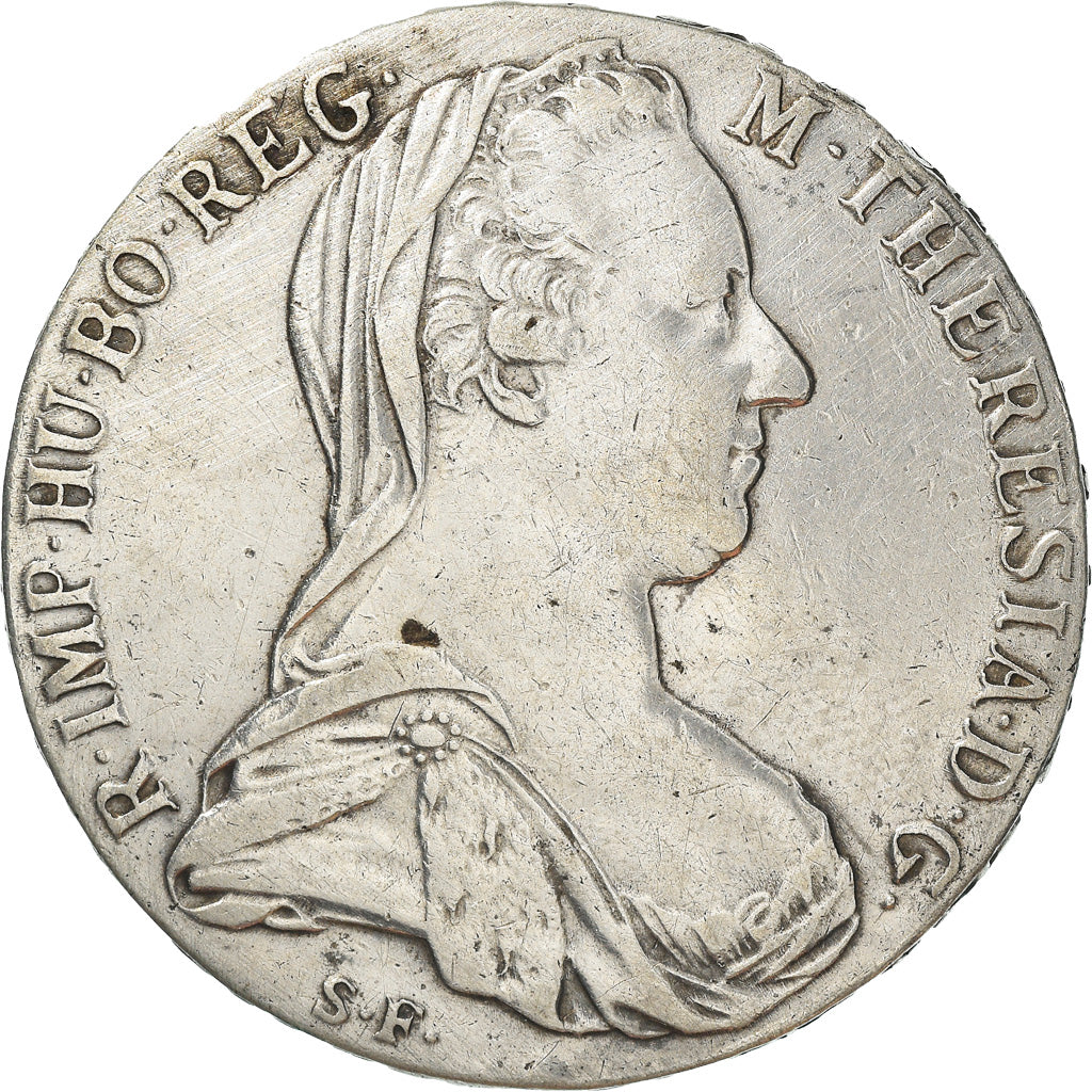 Moneta, Austria, Joseph II, Thaler, 1780, Vienna, Restrike, BB, Argento, KM:T1