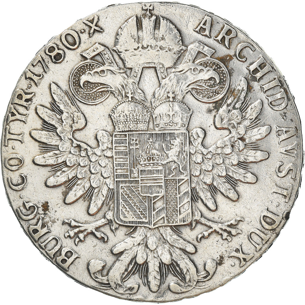 Moneta, Austria, Joseph II, Thaler, 1780, Vienna, Restrike, BB, Argento, KM:T1