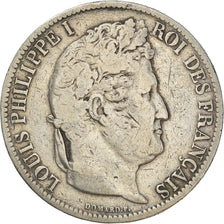 Moneda, Francia, Louis-Philippe, 5 Francs, 1831, Strasbourg, BC, Plata