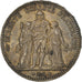 Moneta, Francia, Hercule, 5 Francs, 1877, Paris, MB+, Argento, KM:820.1