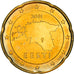 Estonia, 20 Euro Cent, 2011, Vantaa, BB+, Ottone, KM:65