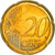Estónia, 20 Euro Cent, 2011, Vantaa, MS(60-62), Latão, KM:65