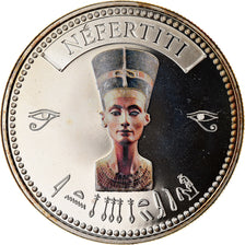 Egypt, Medal, Trésors d'Egypte, Nefertiti, MS(65-70), Copper-nickel