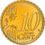 Estónia, 10 Euro Cent, 2011, Vantaa, MS(60-62), Latão, KM:64