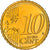 Estonia, 10 Euro Cent, 2011, Vantaa, SC+, Latón, KM:64