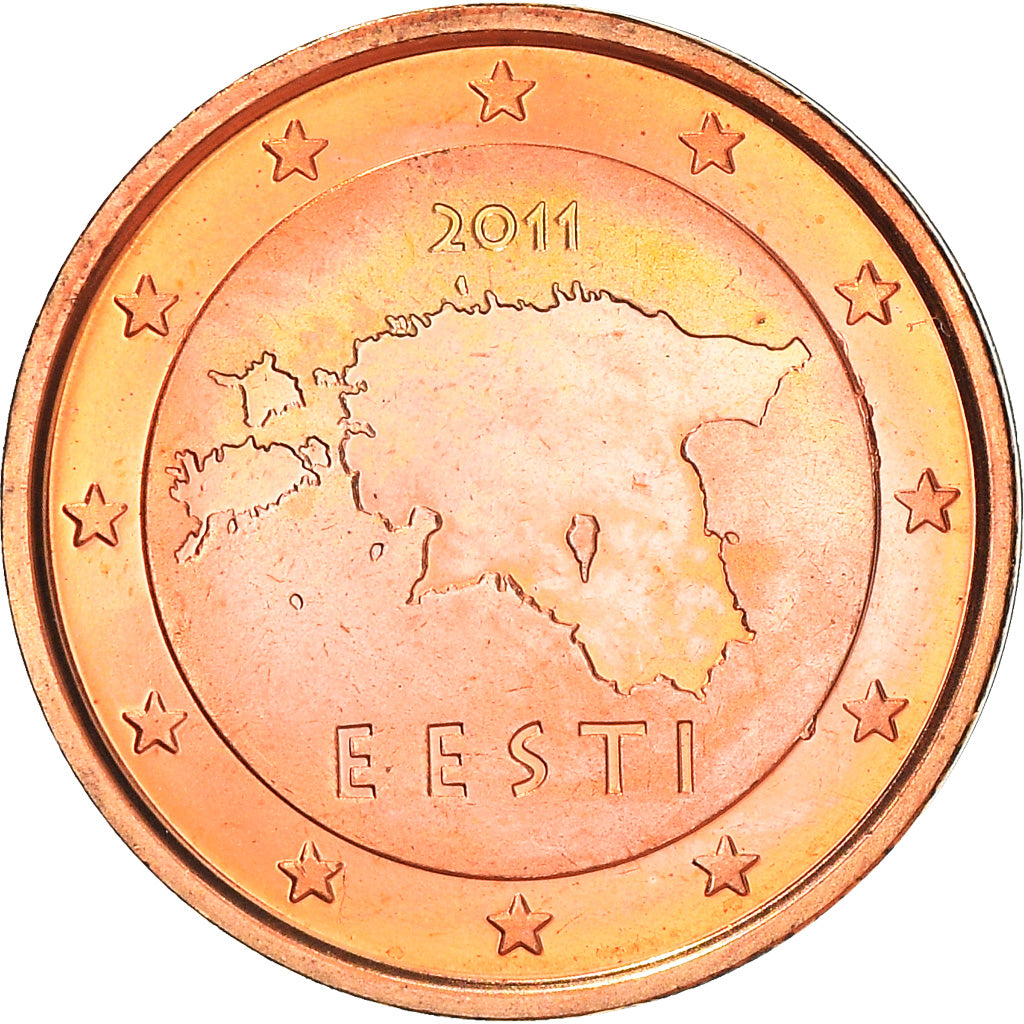 Estonia, 2 Euro Cent, 2011, Vantaa, VZ, Copper Plated Steel, KM:62