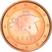Estónia, Euro Cent, 2011, Vantaa, AU(50-53), Aço Cromado a Cobre, KM:61