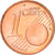 Estónia, Euro Cent, 2011, Vantaa, MS(60-62), Aço Cromado a Cobre, KM:61