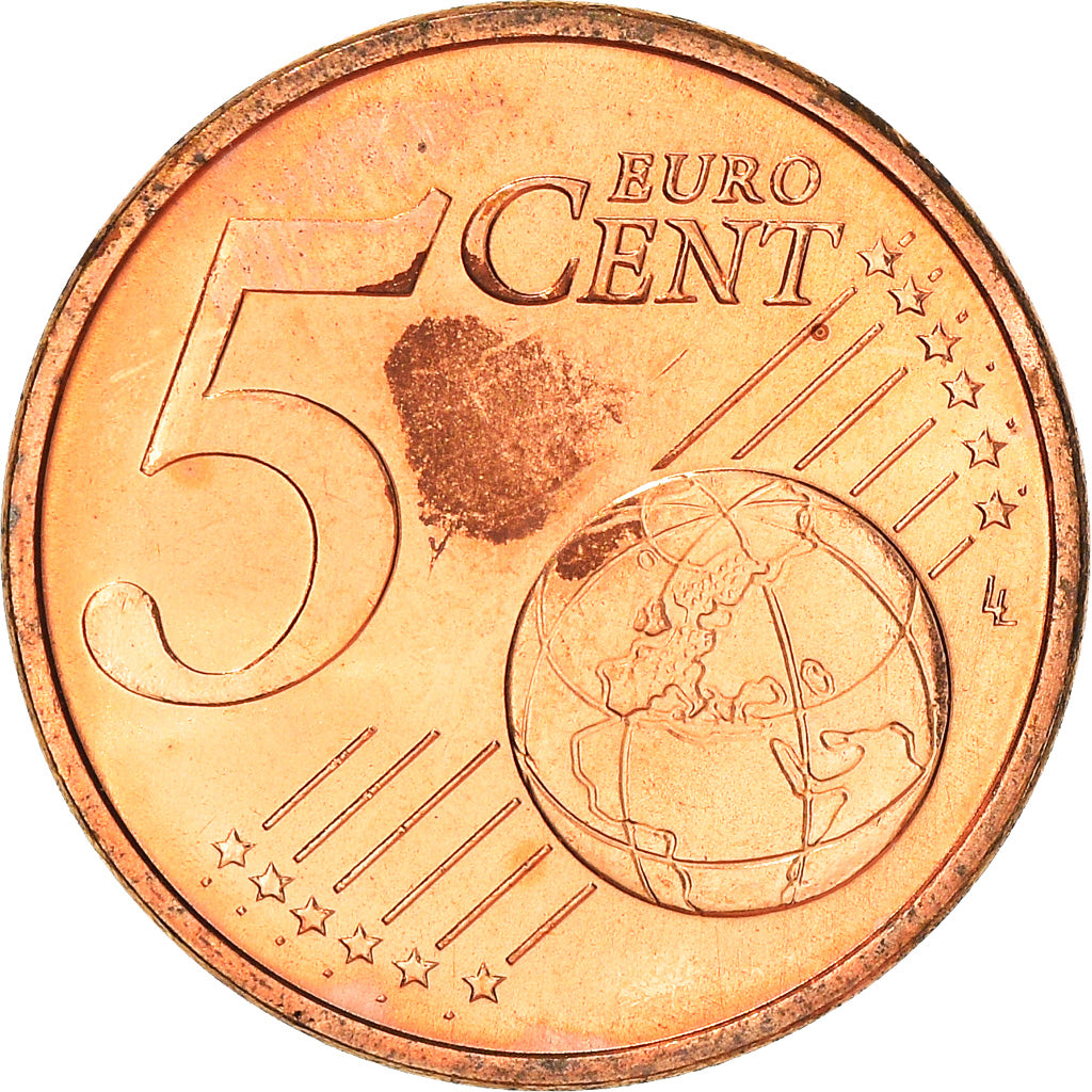 Portugal, 5 Euro Cent, 2008, Lisbon, EBC, Cobre chapado en acero, KM:742