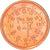 Portugal, 2 Euro Cent, 2009, Lisbon, MS(64), Miedź platerowana stalą, KM:741