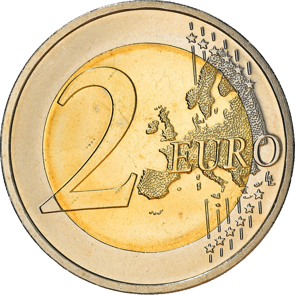 Lettonia, 2 Euro, 2014, Stuttgart, BB+, Bi-metallico, KM:157