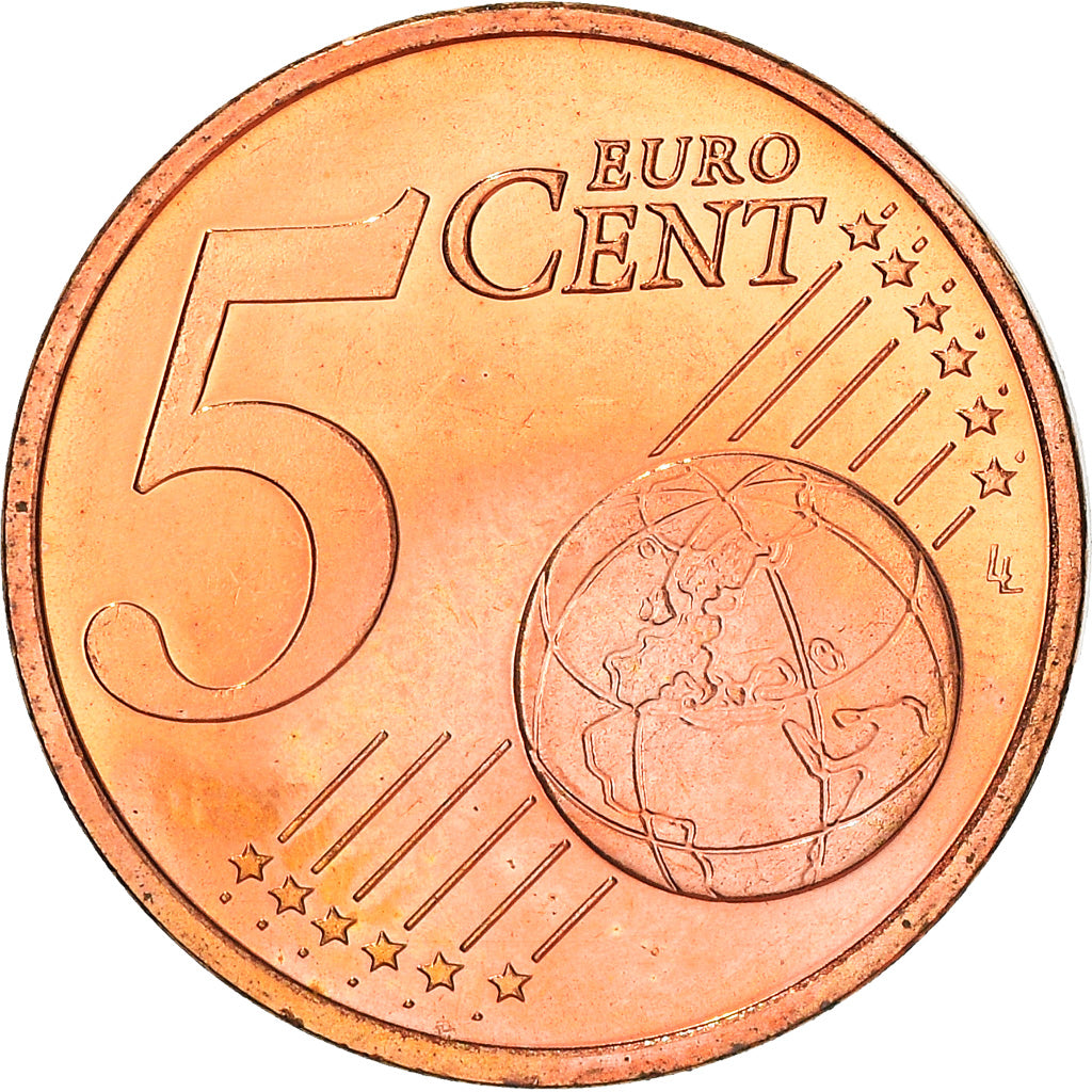 Latvia, 5 Euro Cent, 2014, VZ+, Copper Plated Steel