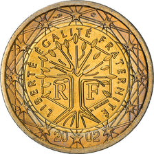 Frankreich, 2 Euro, 2002, Paris, SS+, Bi-Metallic, KM:1289