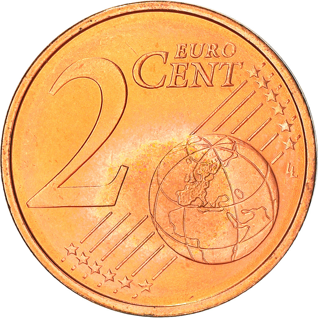 France, 2 Euro Cent, 2007, Paris, AU(50-53), Copper Plated Steel, Gadoury:2