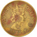 Moneta, Hong Kong, Elizabeth II, 10 Cents, 1978, AU(50-53), Mosiądz niklowy